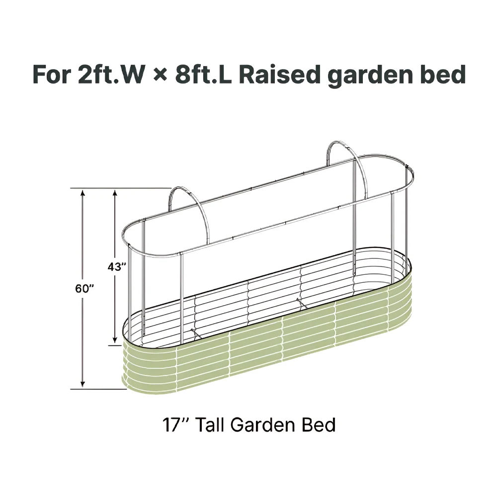 Garden Cover System (3.5ft.W X 6.5ftL) small