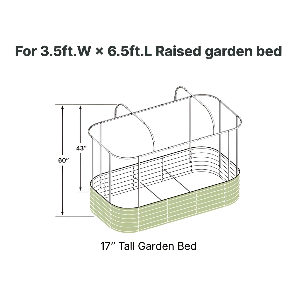 Garden Cover System (3.5ft.W X 6.5ftL) small