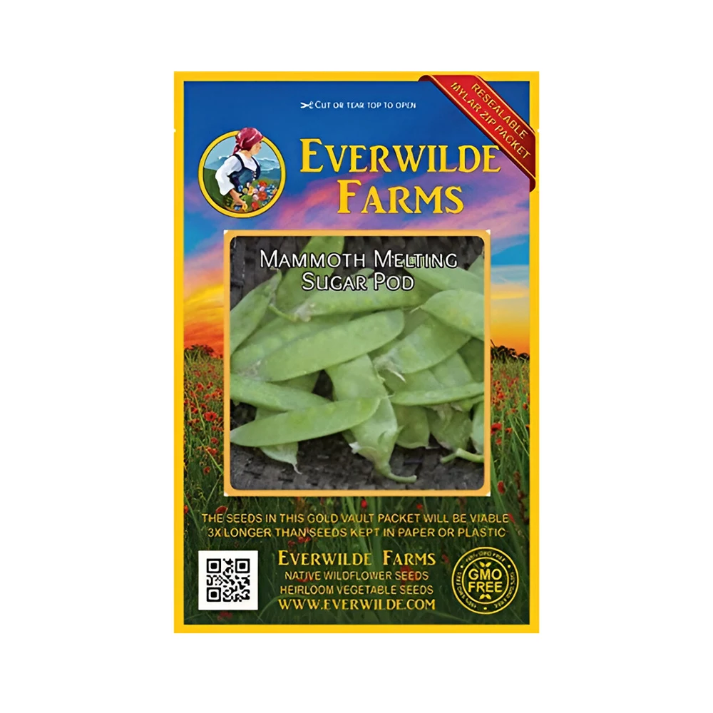 Mammoth Melting Sugar Pod Pea 1 Mammoth Melting Sugar Pod Pea seeds