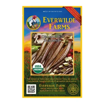 Red Burgundy Okra seeds