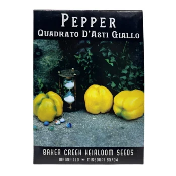 Quadrato D'asti Giallo Pepper seeds