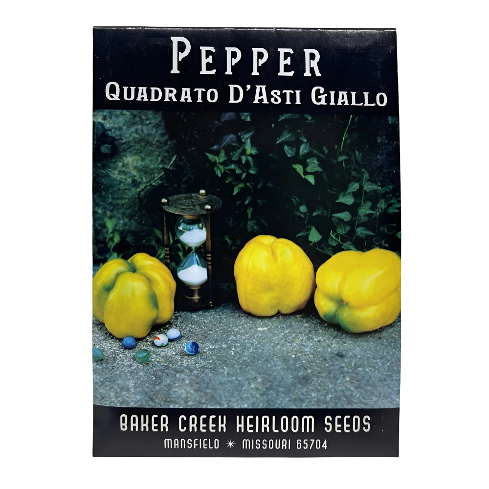 Quadrato D'asti Giallo Pepper 1 Quadrato D’asti Giallo Pepper seeds