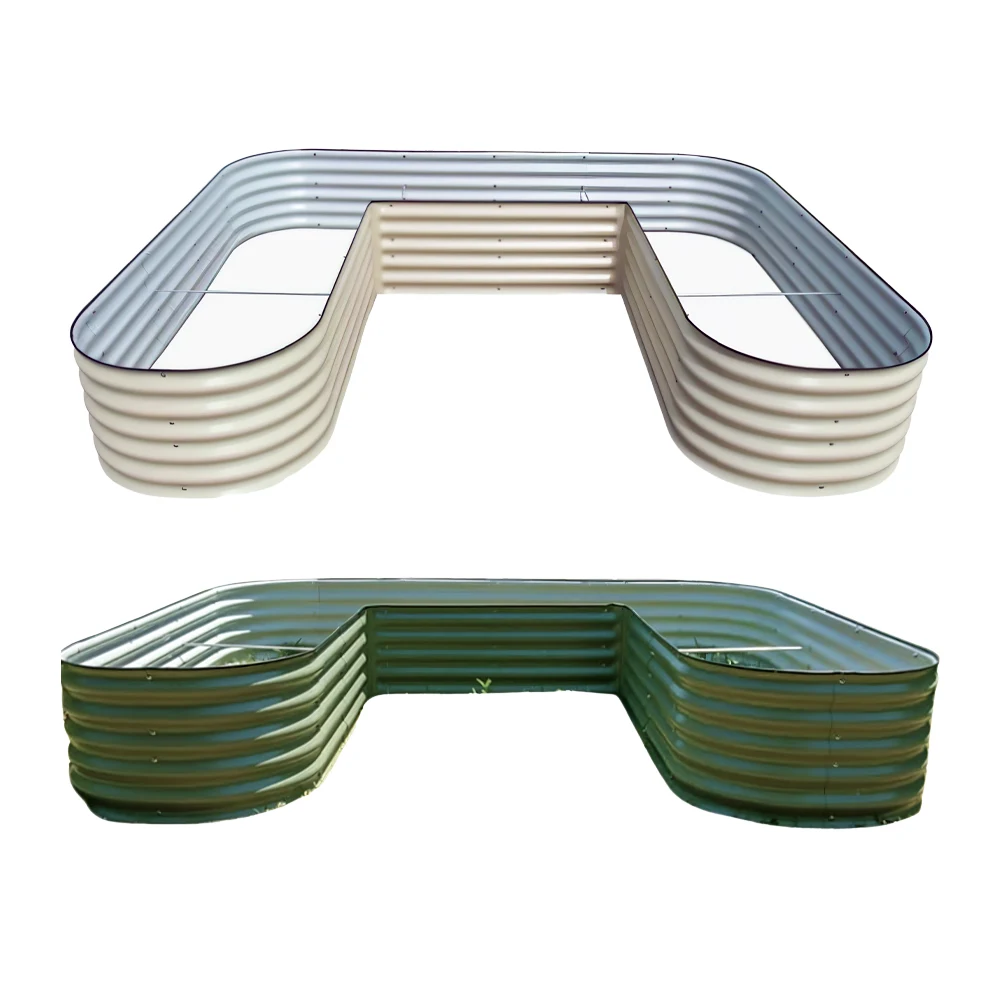 Eco Friendly Metal Raised Garden Bed (U shape)