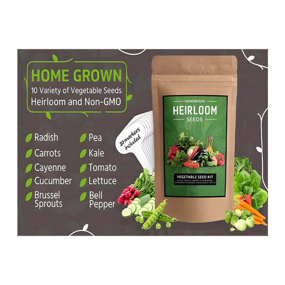 Heirloom Vegetable Seeds – (10 Variety)