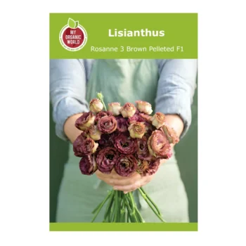 Lisianthus Rosanne 3 Brown Pelleted F1