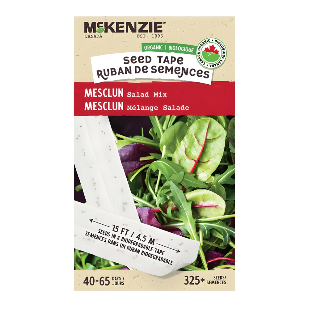 Organic Mesclun Salad Mix (Seed Tape)