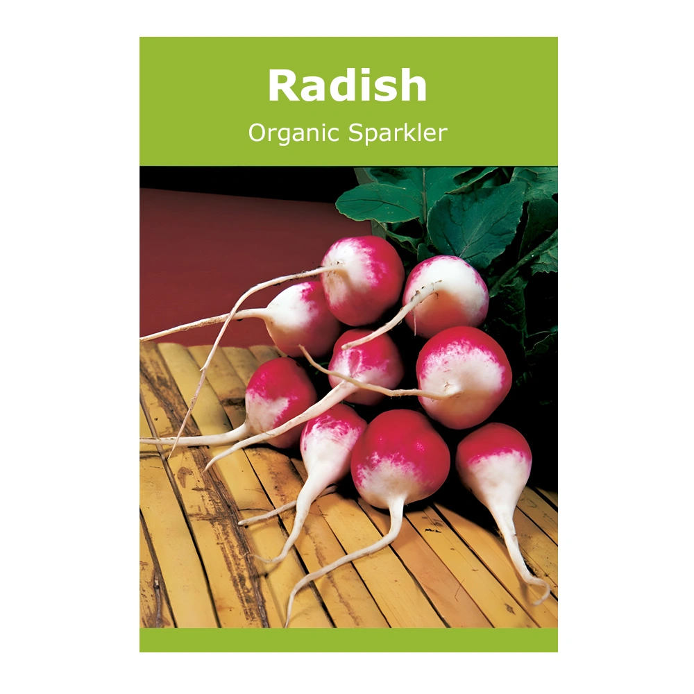 Organic Sparkler Radish seeds