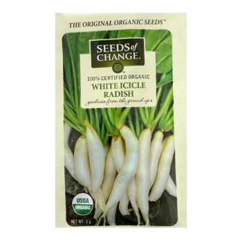 Organic White Icicle Radish seeds