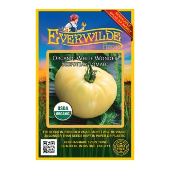 Organic White Wonder Beefsteak Tomato seeds