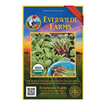 Rhubarb red Organic Swiss Chard seeds