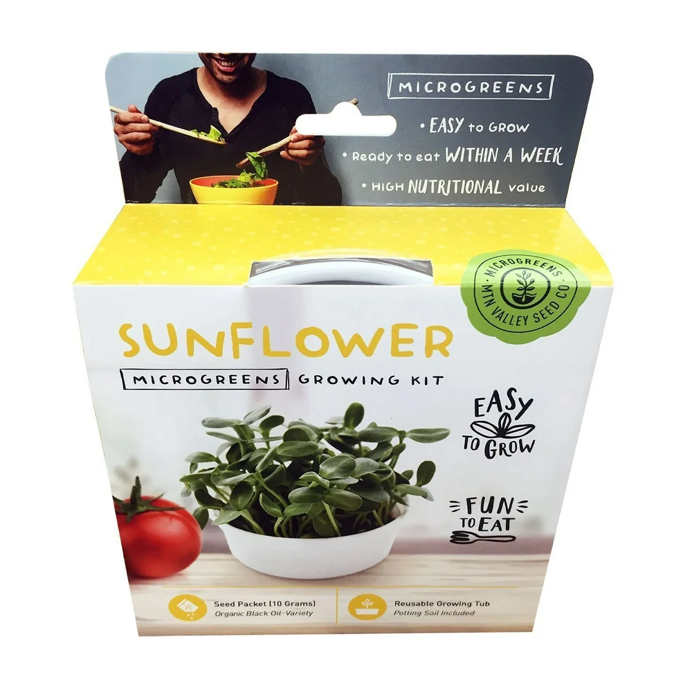 Sunflower Mini Microgreens Growing Kit