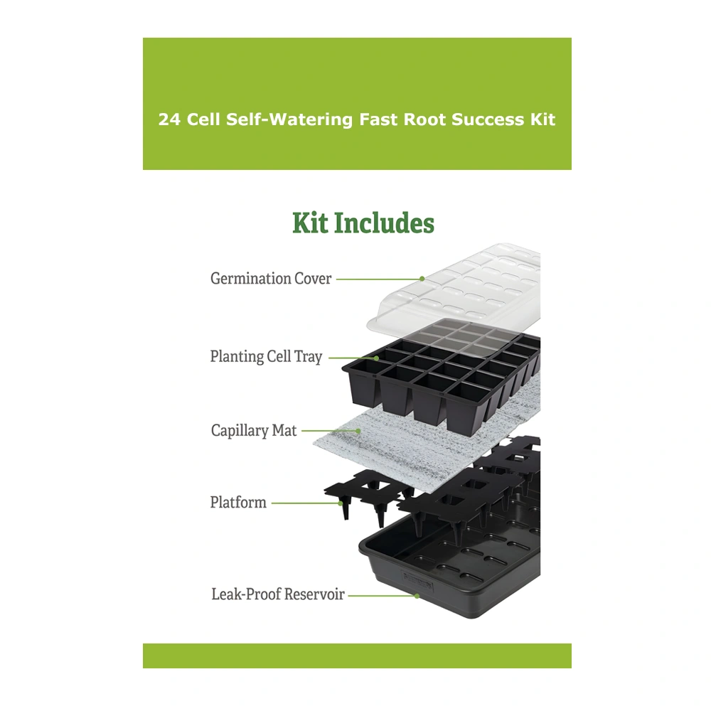 24 Cell Self-Watering Fast Root Success Kit