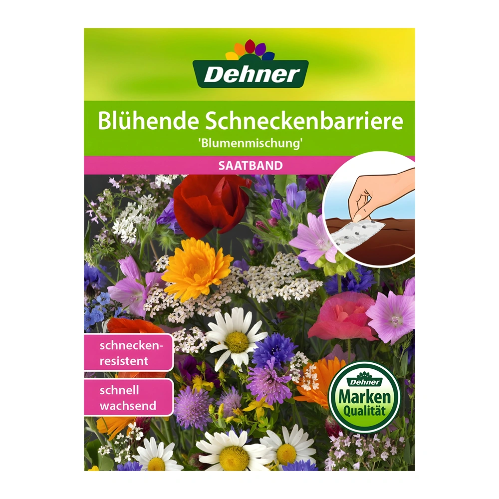Flowering Snail Barrier 'Flower Mix' 1 Flowering Snail Barrier ‘Flower Mix’