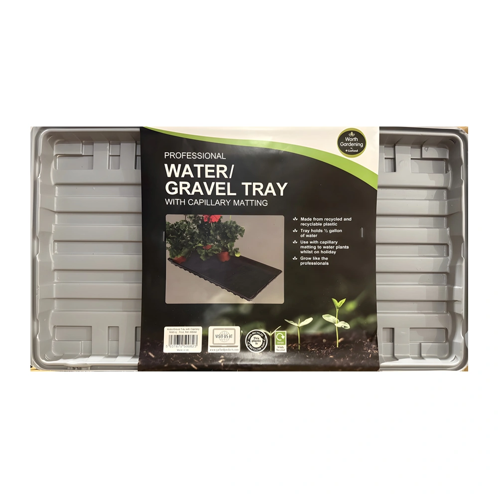 Watering/Gravel Tray with Capillary Matting