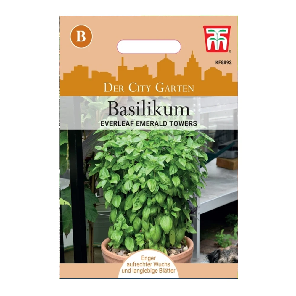 Basil Everleaf Emerald Towers Seeds