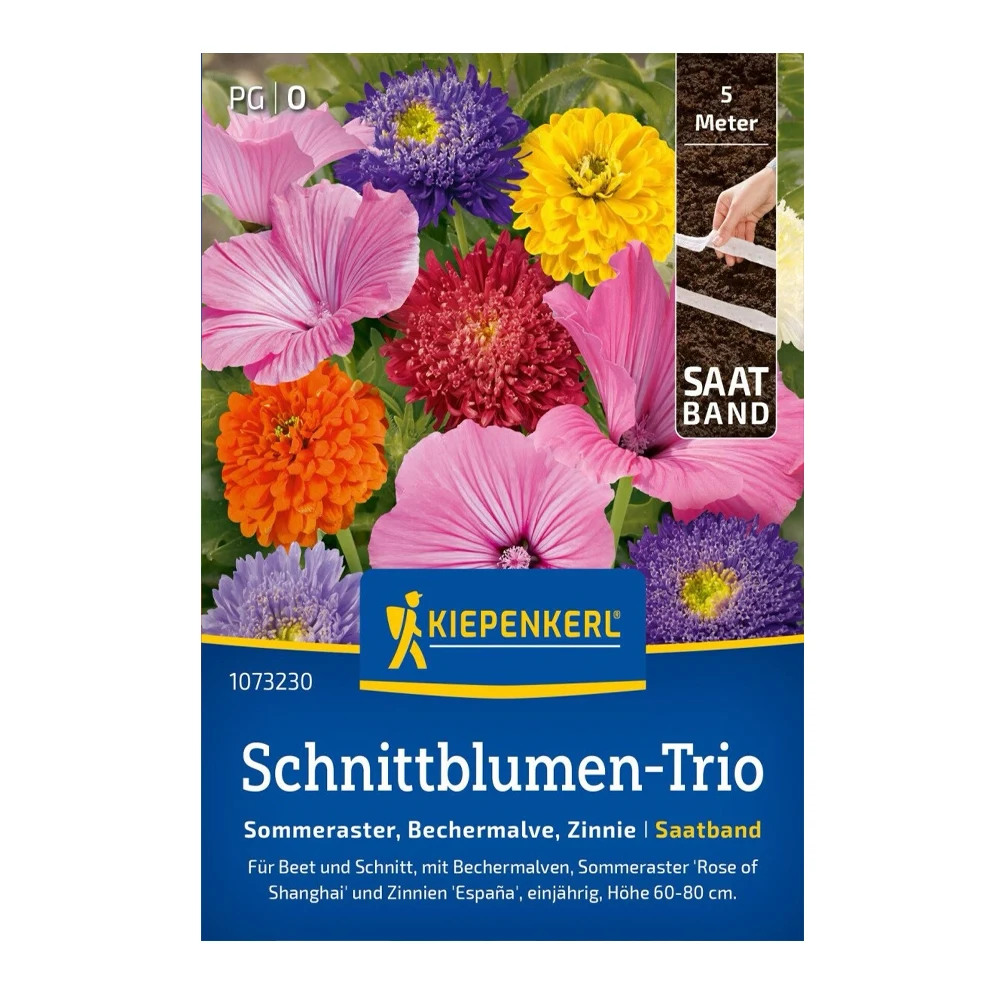 Cut Flower Trio Mix Seed Tape